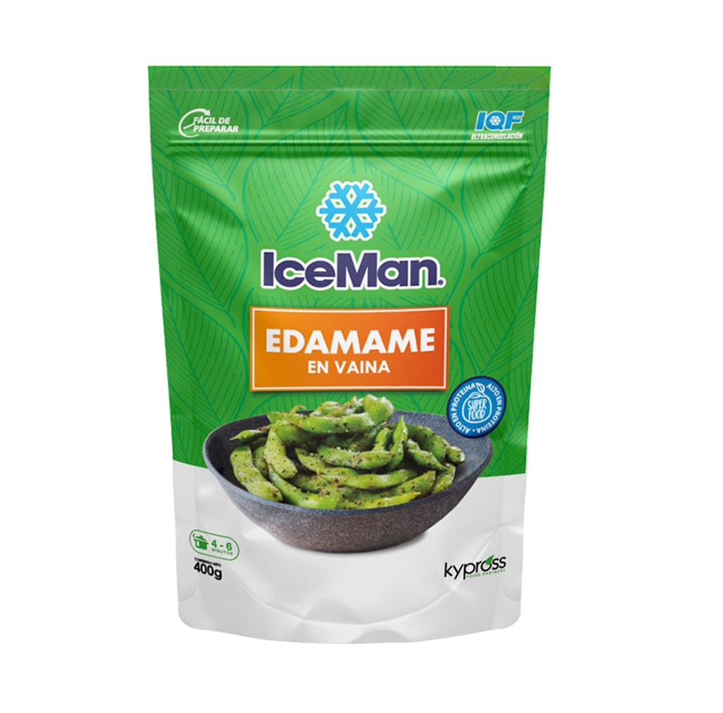 ICEMAN EDAMAME EN VAINA- 12x400g
