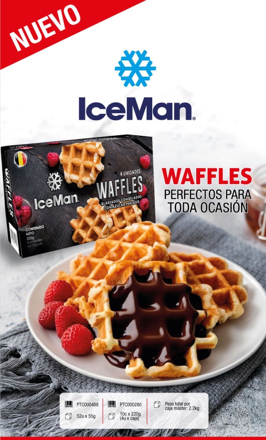 2101 WAFFLES ICEMAN 10X220 GR - 220G
