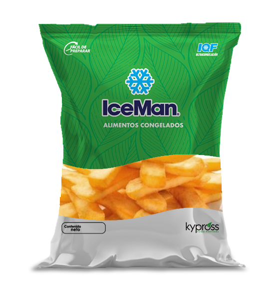 0083 PAPA FS LISA 7X7 XTRA CRISPY ICEMAN 4X2.5KG - 4X2.5KG