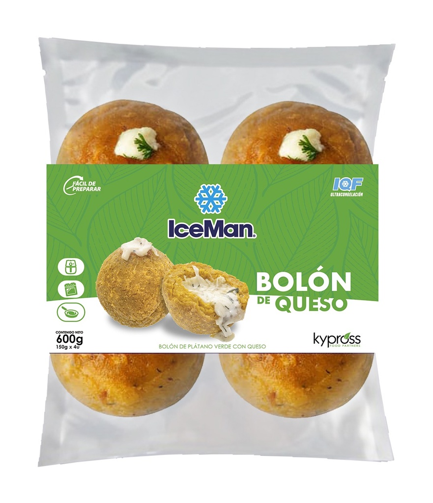 IceMan Bolón de Queso - 600 gramos (4 X 150gramos)