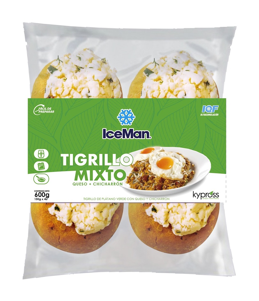 IceMan Tigrillo Mixto - 600 gramos (4 X 150gramos)