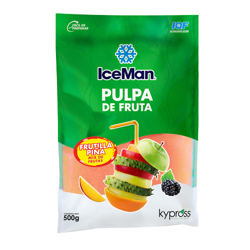 Mix de Pulpa Frutilla y Piña - 500 gramos (2X250gramos)