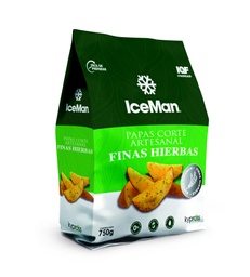 [PTCO00227] IceMan Papas Corte Artesanal Finas Hierbas - 750 gramos